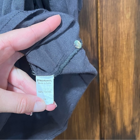 World Market Ruffle Front Blouse - Picture 5 of 5